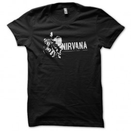 Shirt nirvana noir pour homme et femme