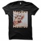 Shirt marilyn monroe noir pour homme et femme