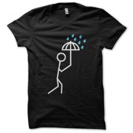 Shirt il pleut sortez les parapluies noir pour homme et femme