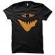 Shirt sourire de citrouille noir pour homme et femme
