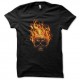 Shirt crane en feu noir pour homme et femme