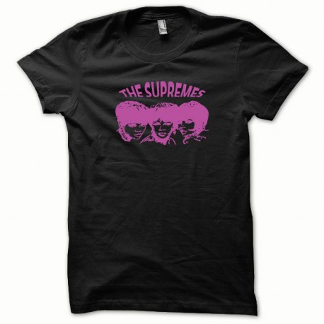 Shirt The Supremes rose/noir pour homme et femme