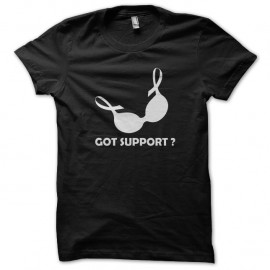 Shirt Got Support noir pour homme et femme