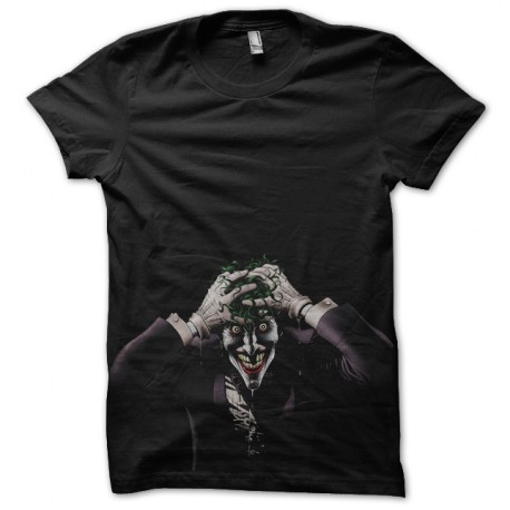 Shirt joker fou noir pour homme et femme