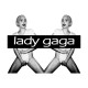 Shirt lady gaga blanc pour homme et femme