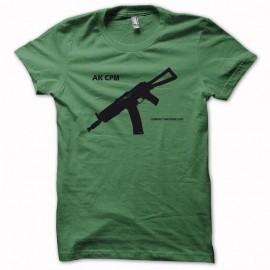 Shirt AK-CPM SOVIET noir/vert bouteille pour homme et femme