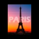 Shirt Paris noir pour homme et femme