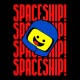 Shirt Space ship lego noir pour homme et femme
