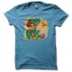 Shirt Plante piranha amoureuse bleu ciel pour homme et femme