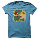 Shirt Plante piranha amoureuse bleu ciel pour homme et femme