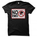 Shirt No Emo noir pour homme et femme