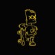 Shirt Bart simpson zombie? noir pour homme et femme
