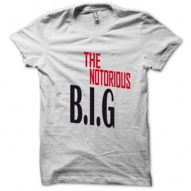 Shirt The Notorious big? blanc pour homme et femme