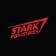 Shirt Stark industries Iron Man rouge/noir slim fit pour homme et femme