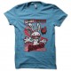 Shirt Use Your Brains bleu ciel pour homme et femme