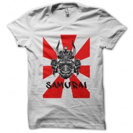 Shirt samurai blanc pour homme et femme