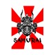 Shirt samurai blanc pour homme et femme