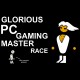 Shirt pc gaming master race noir pour homme et femme