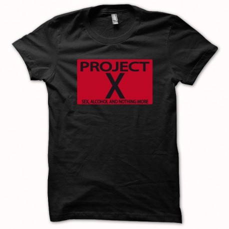 Shirt Project X noir slim fit pour homme et femme