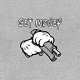 Shirt mickey hands get money gris pour homme et femme