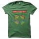 Shirt tortues ninja vert pour homme et femme
