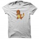 Shirt Pokemon salameche blanc pour homme et femme