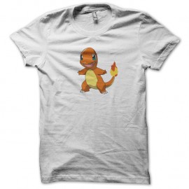 Shirt Pokemon salameche blanc pour homme et femme