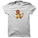 Shirt Pokemon salameche blanc pour homme et femme