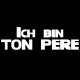 Shirt Ice bin ton pere noir pour homme et femme