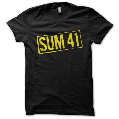 Shirt Sum 41 noir pour homme et femme