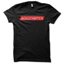 Shirt sonofabitch noir pour homme et femme