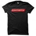 Shirt sonofabitch noir pour homme et femme