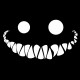 Shirt devil smile noir pour homme et femme