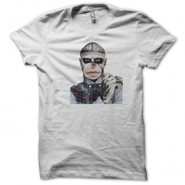 Shirt rick genest blanc pour homme et femme