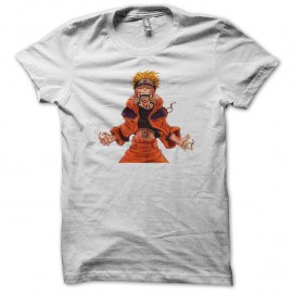 Shirt naruto blanc pour homme et femme