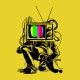 Shirt l homme television jaune pour homme et femme