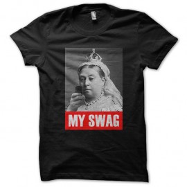 Shirt queen victoria My swag blanc pour homme et femme