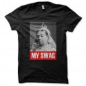 Shirt queen victoria My swag blanc pour homme et femme