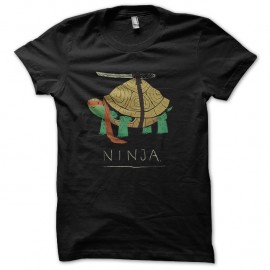 Shirt Ninja turtles noir pour homme et femme