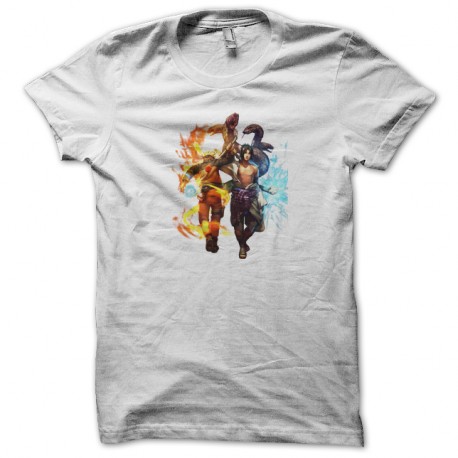 Shirt naruto sasuke blanc pour homme et femme