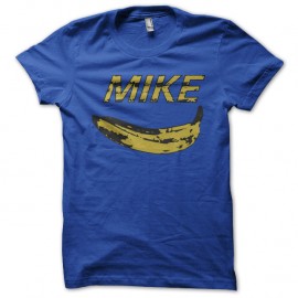 Shirt Mike nike cover bleu pour homme et femme