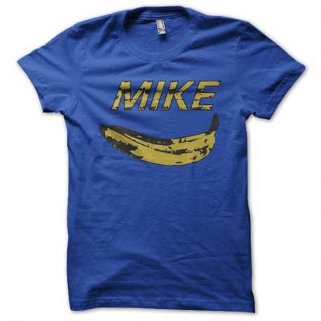 Shirt Mike nike cover bleu pour homme et femme