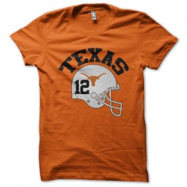 Shirt Texas logo equipe orange pour homme et femme