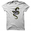 Shirt Serpent crane noir pour homme et femme