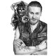 Shirt jax teller sons of anarchy blanc pour homme et femme