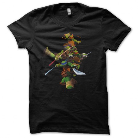 Shirt turtle ninja noir pour homme et femme