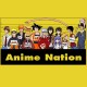Shirt Anime Nation jaune pour homme et femme