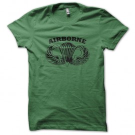 Shirt Airborne vert pour homme et femme