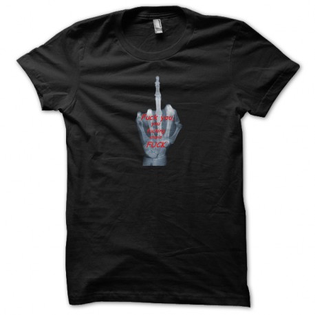 Shirt stupid noir pour homme et femme