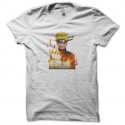 Shirt naruto blanc pour homme et femme